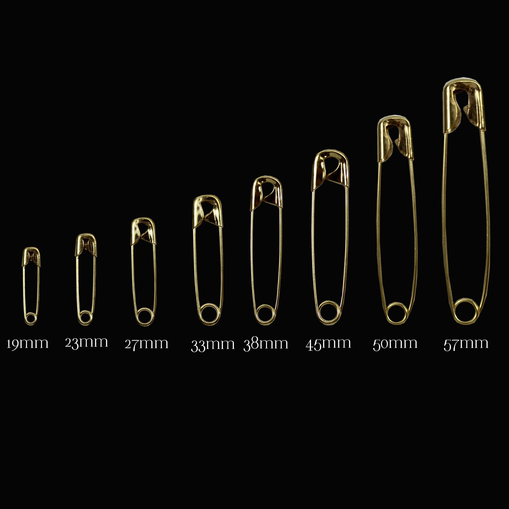 24pcs Small Safety Pins Rose Gold 20mm Metal Safety Pins Sewing Making 