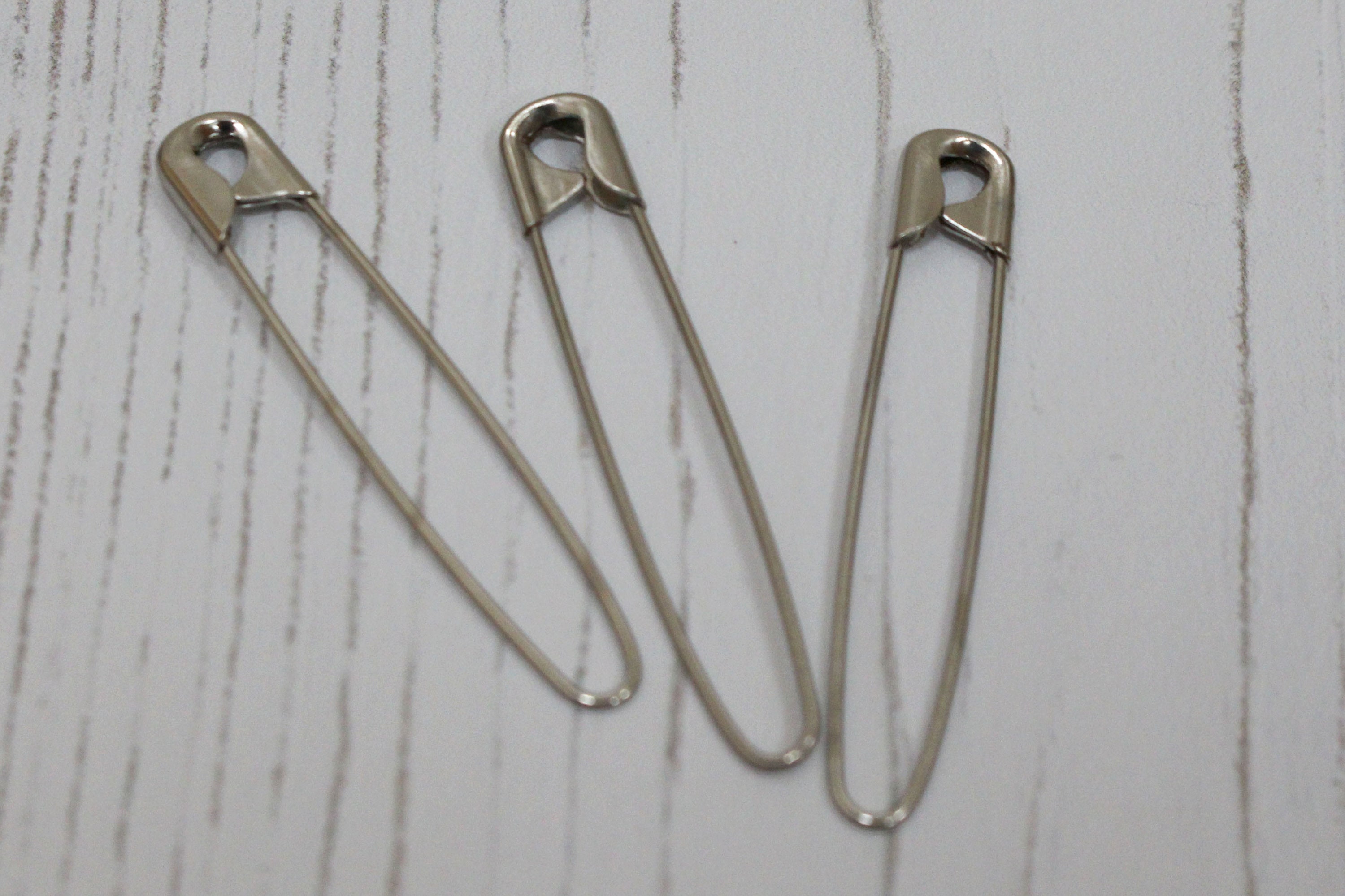 custom giant safety pin metal french