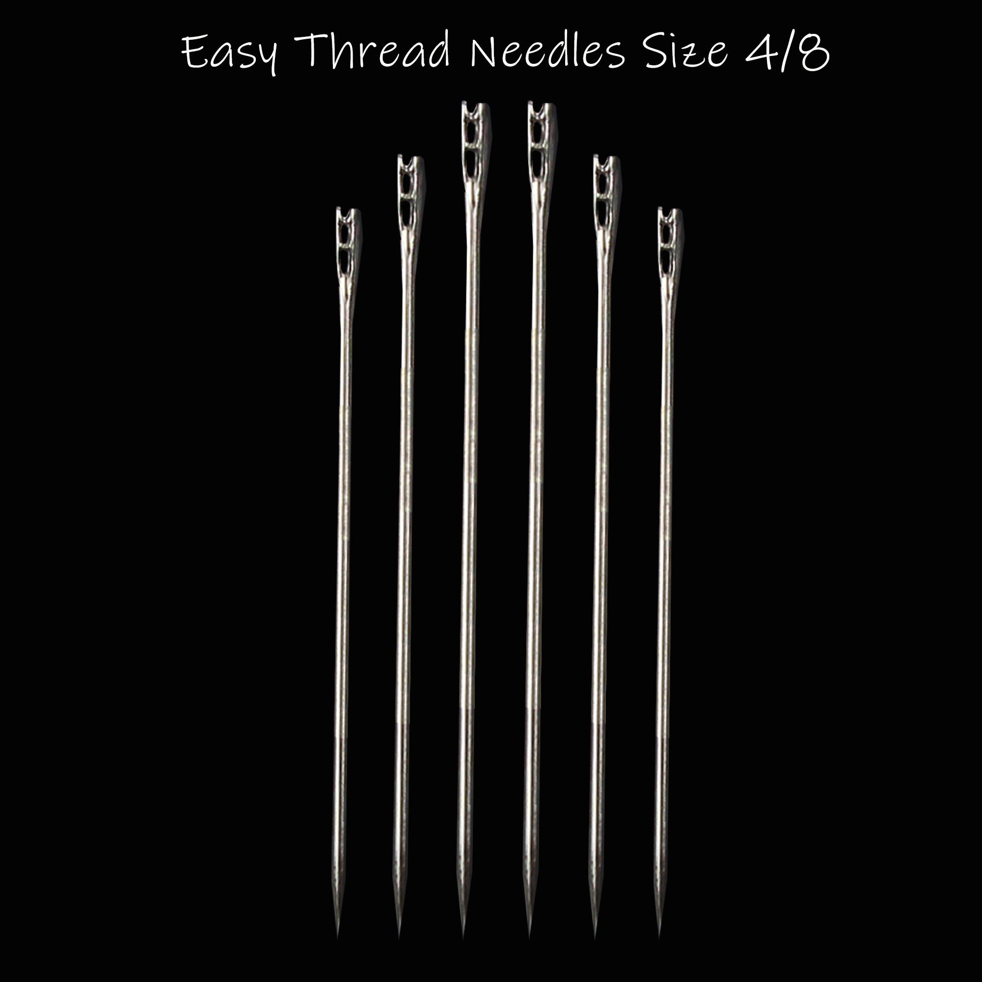 Embroidery Needles for Hand Sewing Hand Sewing Needles Large Eye Sewing  Needles with Wooden Needle Case Carving Pattern Store Embroidery Needle  Hand Crafts Knitting Tool 