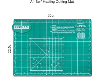 OLFA Cutting Mat Self-Healing A4 for Quilting Sewing & Paper Crafts