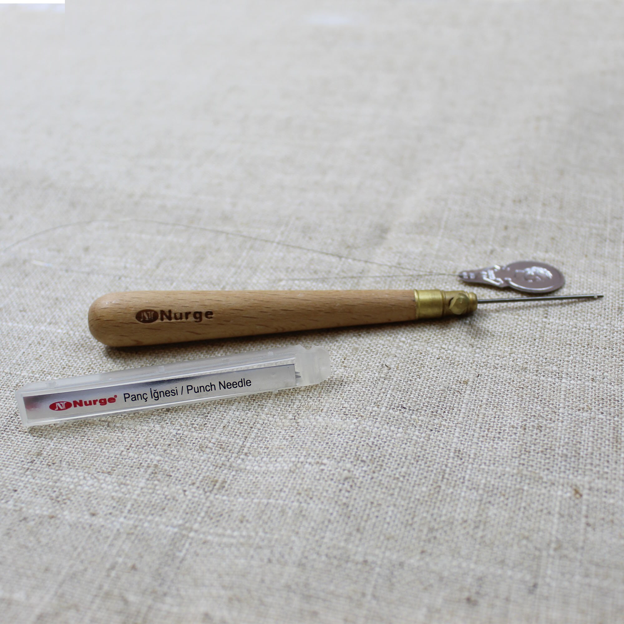 Nurge Punch Needle Embroidery Tool Set 3 Small Stitch Thread Etsy