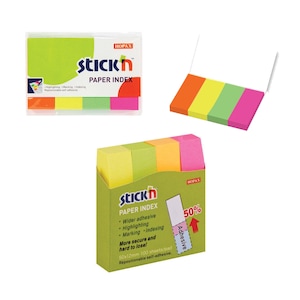 Stick'n Sticky Post Script Carta Indice Segnalibro Linguette Bandiere Attacca e Rimuovi