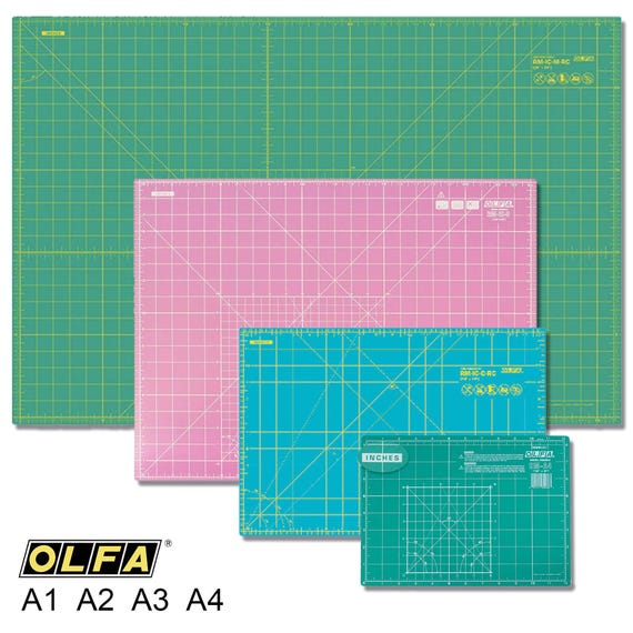 OLFA Cutting Mat Self-Healing A3 A2 A1 for Quilting Sewing & Paper Crafts