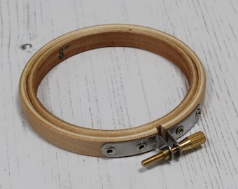 Cerchio In Legno Di Eucalipto Per Ricamo – 5 Misure In Un Set – Telaio Da Punto Croce Regolabile Fino A 24 Cm – Morbido E Antiscivolo - 2
