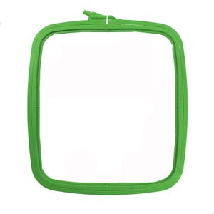 Nurge Embroidery Cross Stitch Square Oblong Rectangle Plastic Frame Green #4 ~ 250mm x 280mm