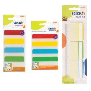 Pestañas de archivo Stick'n Sticky Post, separador de índice, tarjetas de revisión, seguimiento y eliminación