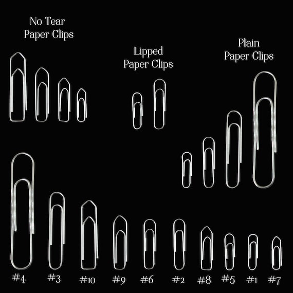 Paper sale clip types