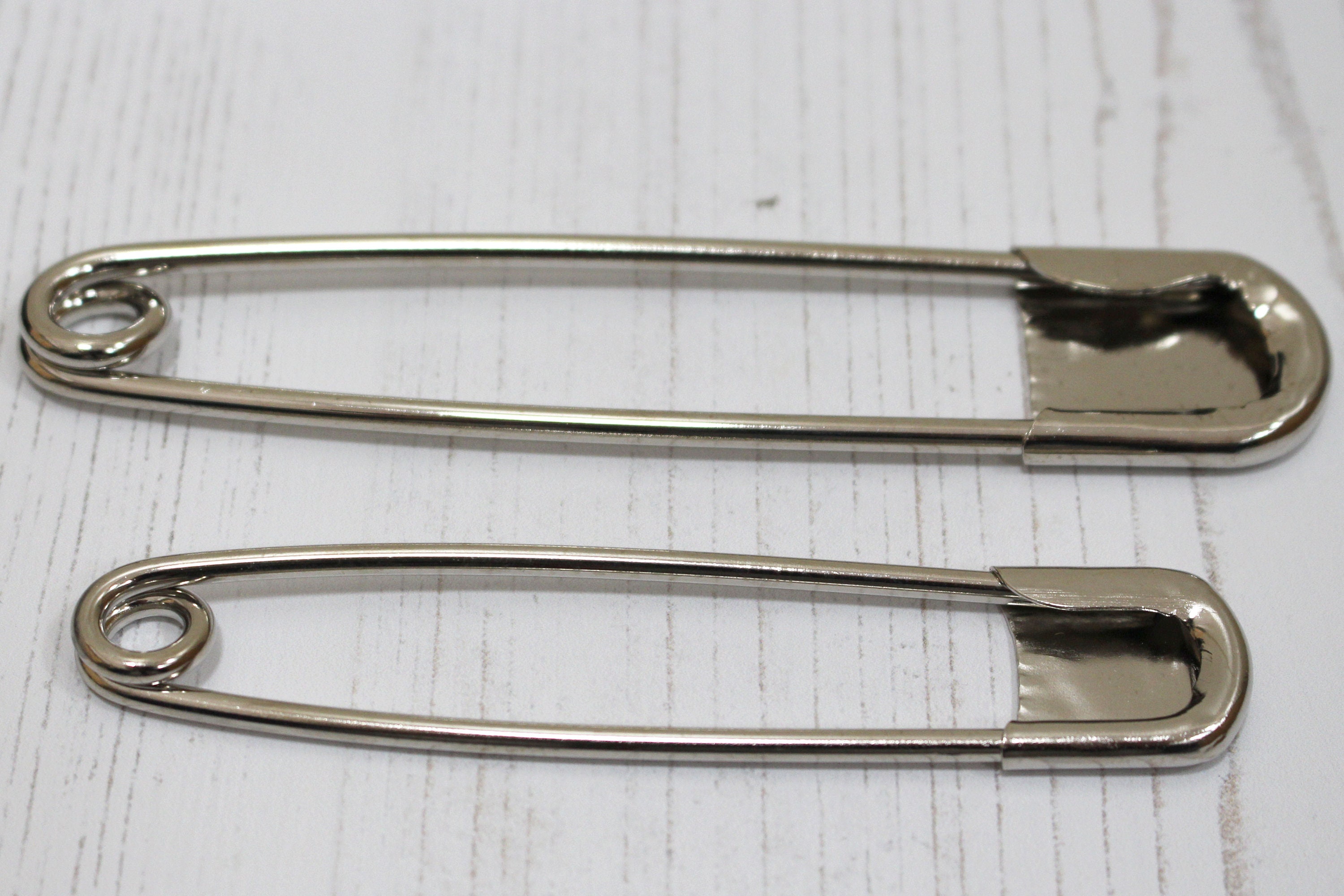 5 PCS Stainless Steel Safety Pins Large, Large Safety Pins, 5 inch