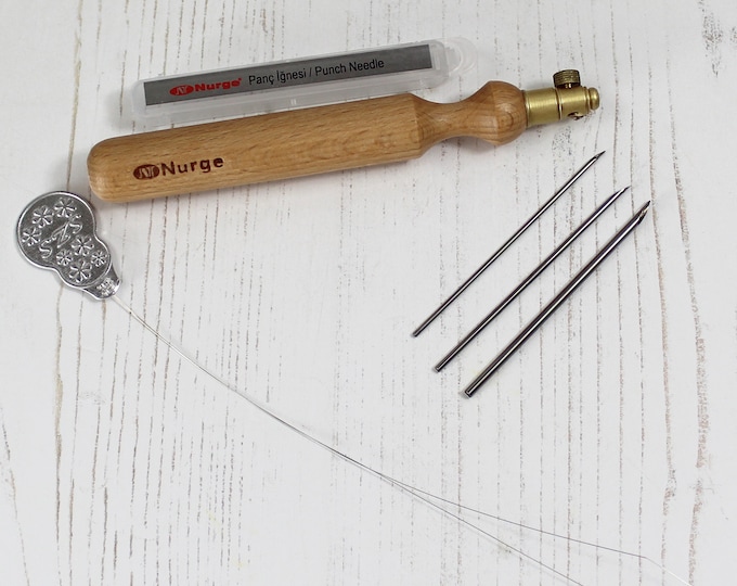 Beginner's Guide to Punch Needle Embroidery, Instruction PDF With