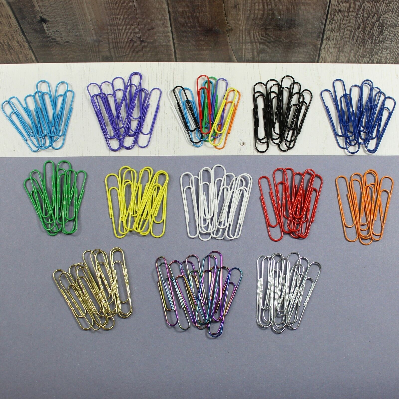 Vintage 80s Superclip Iconic Plastic Paper Clip for Office Supply Prop Desk  Fun School Supply Set Teacher Gift of 3 Primary Colors 