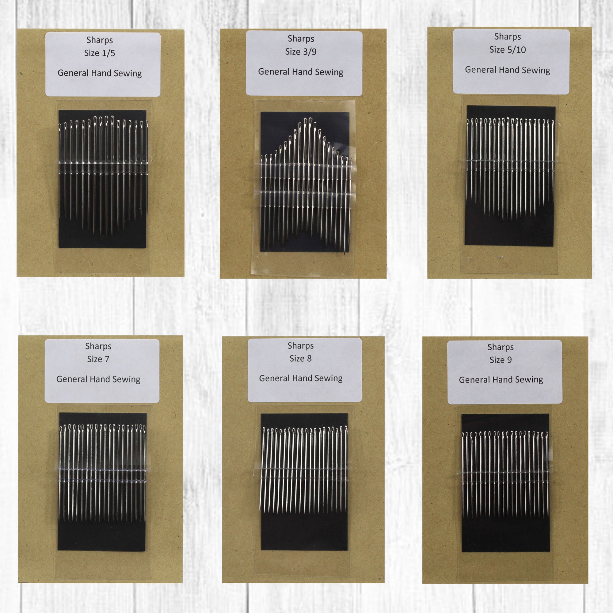 Whitecroft Heritage Brass Safety Pins 2 Types & Assorted Sizes