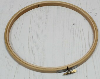 Caydo 6 Pezzi Ricamo Telaio Bamboo Cerchio Croce Stitch Hoop Anello, Diametro Rotondo 10cm a