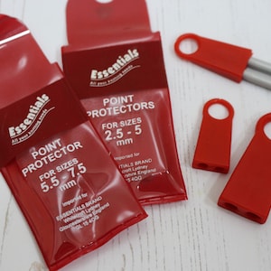 Knitting Needles and Knitting Pins Point Protectors Whitecroft Essentials Brand