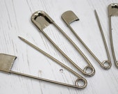 our legacy safety pin big silver アワーレガシー Our Legacy SAFETY BIG PIN - SILVER NICKEL | Garmentory