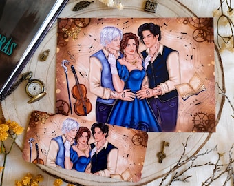 Jem, Tessa and Will, Print/ Bookmark, Shadowhunters, The Origins, The Infernal Devices