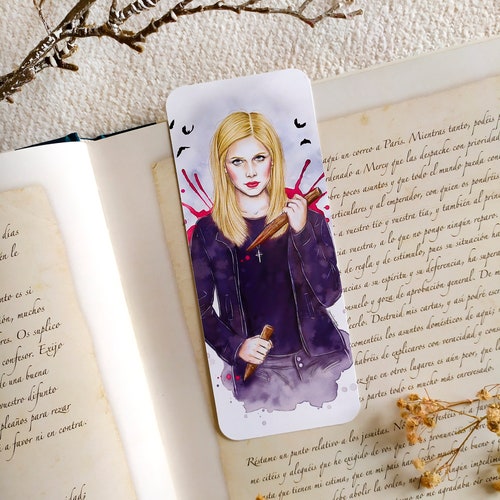 Buffy Vampire Slayer Watercolor Bookmark Gift for Booklover - Etsy