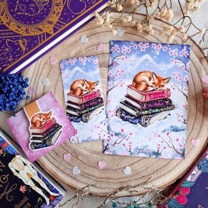 Little Fox, magnetic bookmark. Book accessories