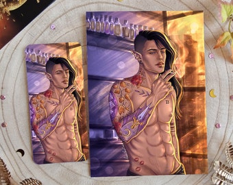 Ruhn Danaan Bookmark/ Print, Crescent City
