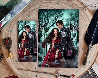 Elspeth & Ravyn, One dark window, Print/bookmark