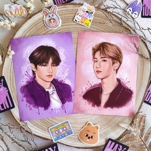 Lee Know & Han A5 Druck
