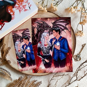 Manon & Dorian, Print/Bladwijzer, Troon van Glas