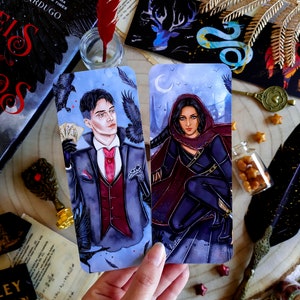 Kaz & Inej bookmark, Six of Crows bookmarks