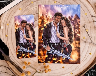 Dianna & Samkiel, Print/bookmark, The Book of Azrael, Book Accessories