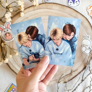 Minsung-fotokaarten, zwerfkinderen, Lee Know & Han Jisung