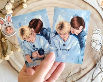 Minsung-Fotokarten, Stray Kids, Lee Know & Han Jisung