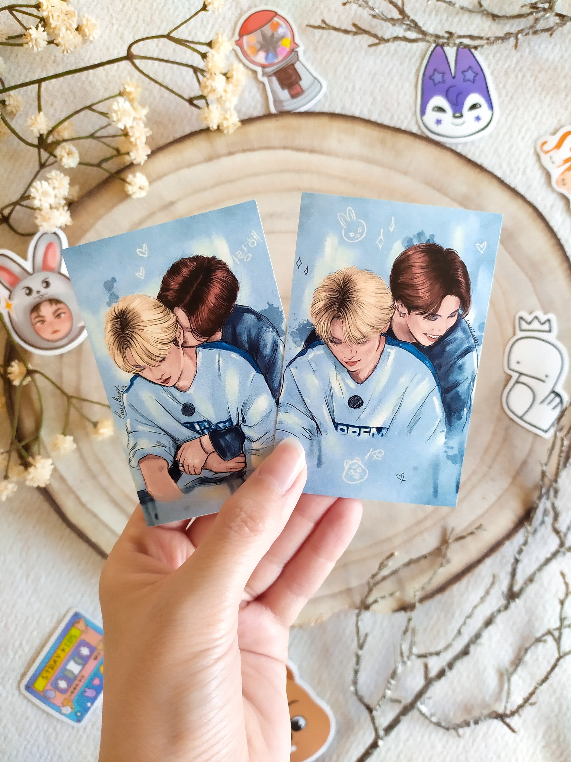 Minsung Photocards, Stray Kids, Lee Know & Han Jisung - Etsy