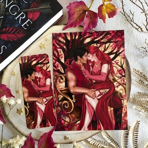 Poppy & Hawke, From Blood and Ash, Bookmark/Print. Book Accessories