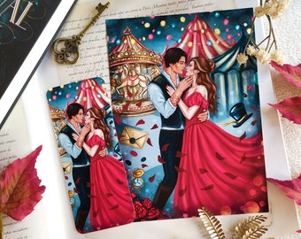 Print/Bookmark Caraval, Scarlett & Julian, prints and bookmarks. Book accessories