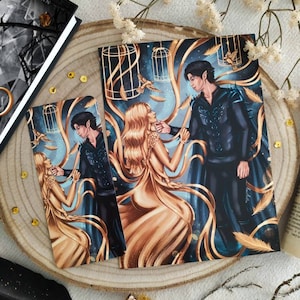 Auren & Rip, Print/ Bookmark, Plated Prisoner, The Golden Prisoner