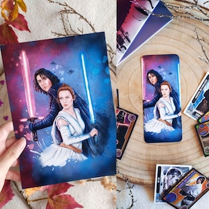 REYLO Print/ Bookmark Star Wars, Kylo & Rey