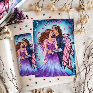Katria & Davien, Print/Bookmark, A Dance with the Fae Prince, Elise Kova