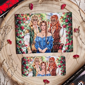 Acotar Print/bookmark, Feyre, Lucien and Tamlin