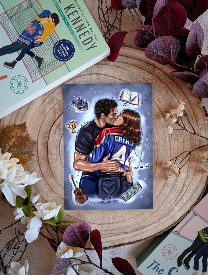 Garrett & Hannah, Tryck/bokmärke, boktillbehör. Print A5 (15x21 cm)