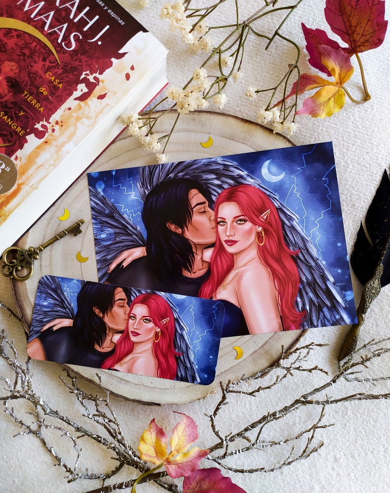 Print/ Bookmark Bryce & Hunt, Crescent City, Ciudad Medialuna Print A5+ Bookmark