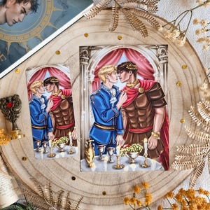Damen & Laurent Print/bookmark, Captive Prince