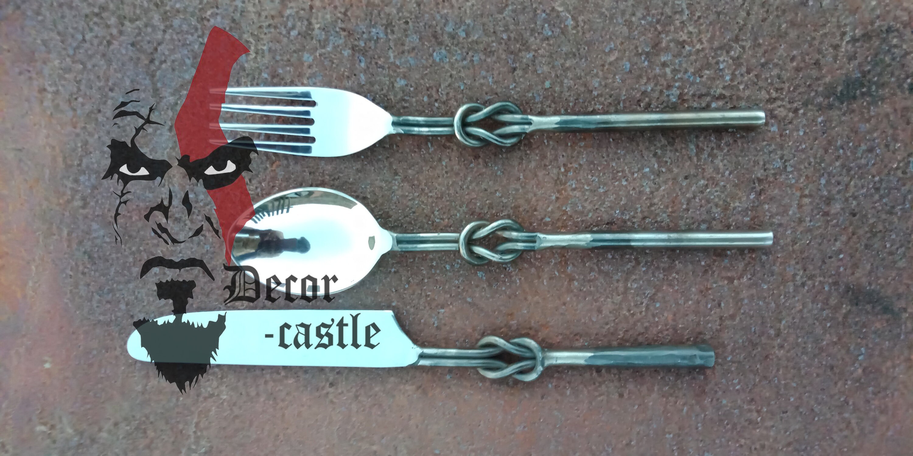 Hand cutlery set Home And Kitchen fork Knife Stainless Etsy