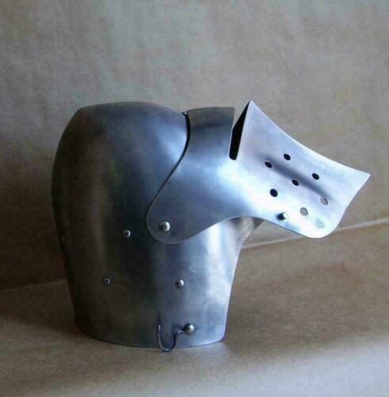 Medieval Combat Helmet Knight Great Bascinet Kettle Armor Halloween Costumes