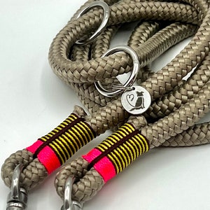 Rope made of PPM rope with stainless steel carabiners image 2