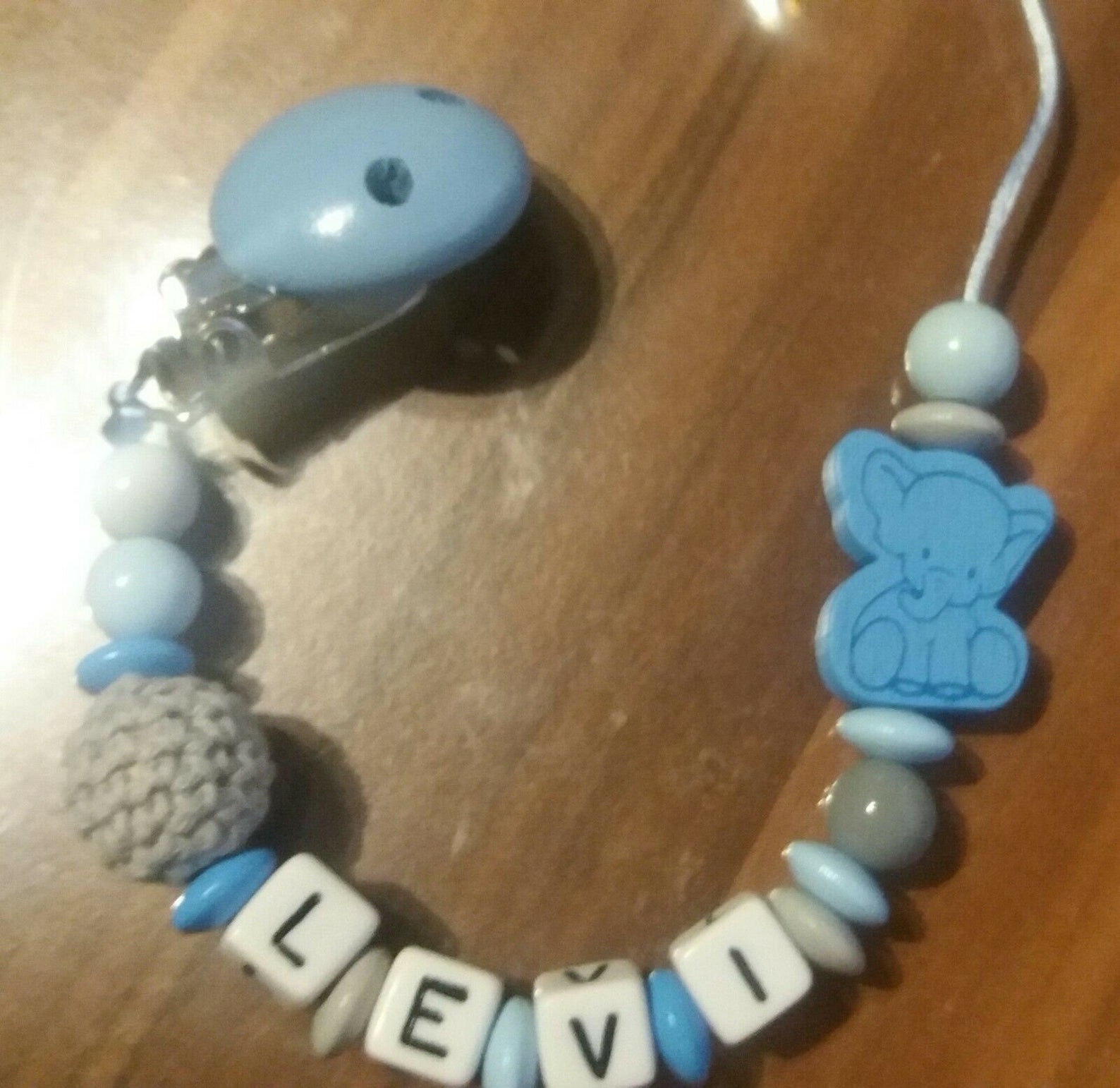 Pacifier Necklace Named Baby Boy Baby Gift Birth Baptism Etsy