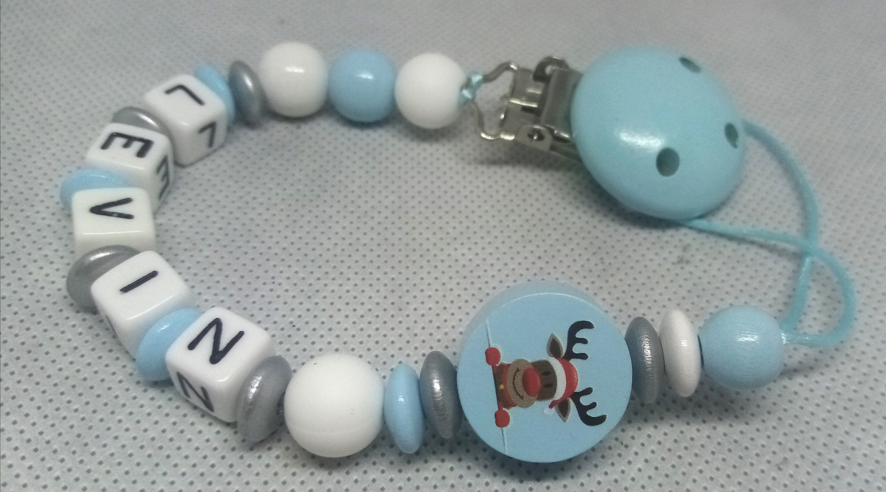 Pacifier Necklace Named Baby Boy Christmas Gift Etsy UK