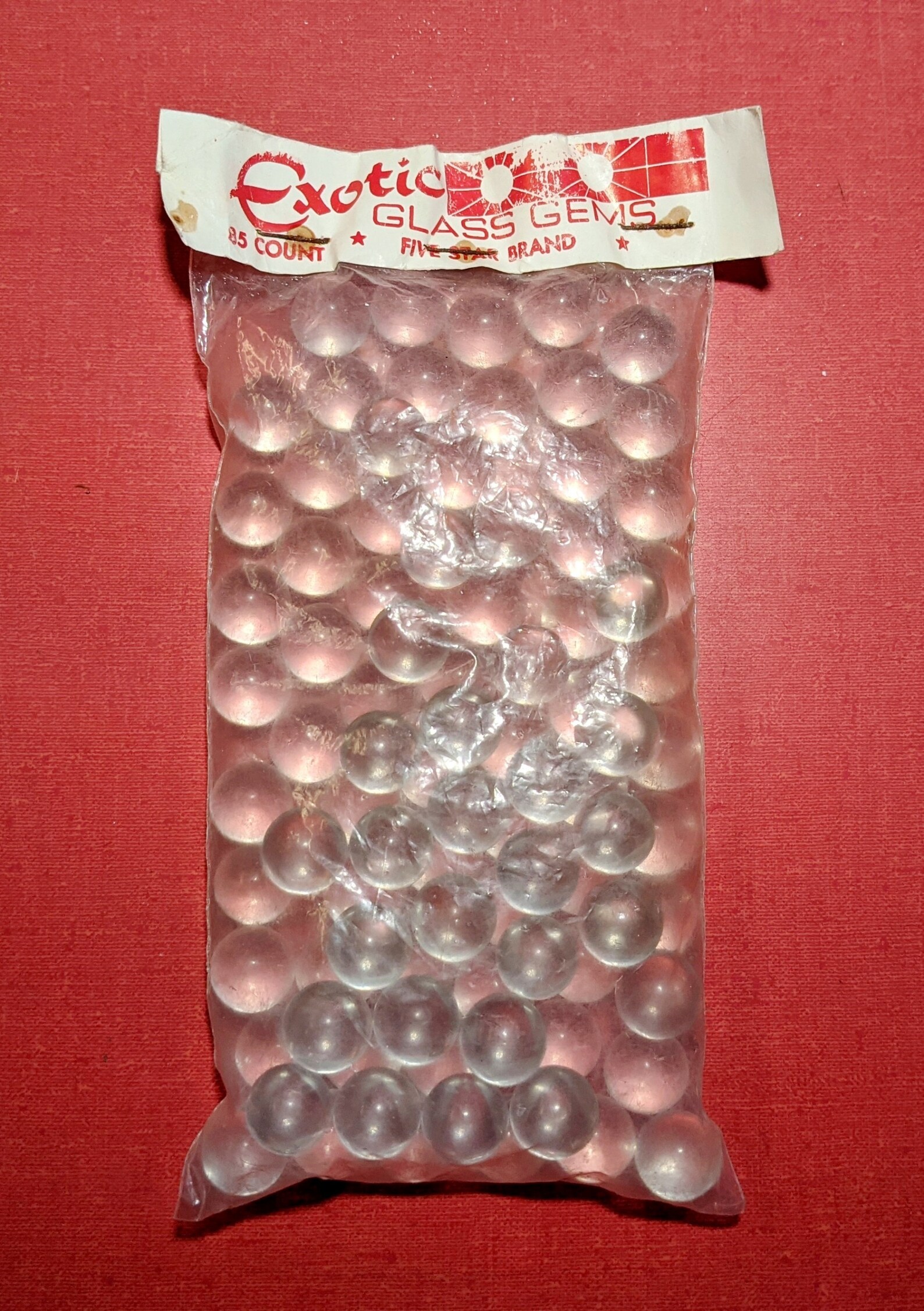 Vintage clear marbles in original packaging. 11 ounces. Etsy