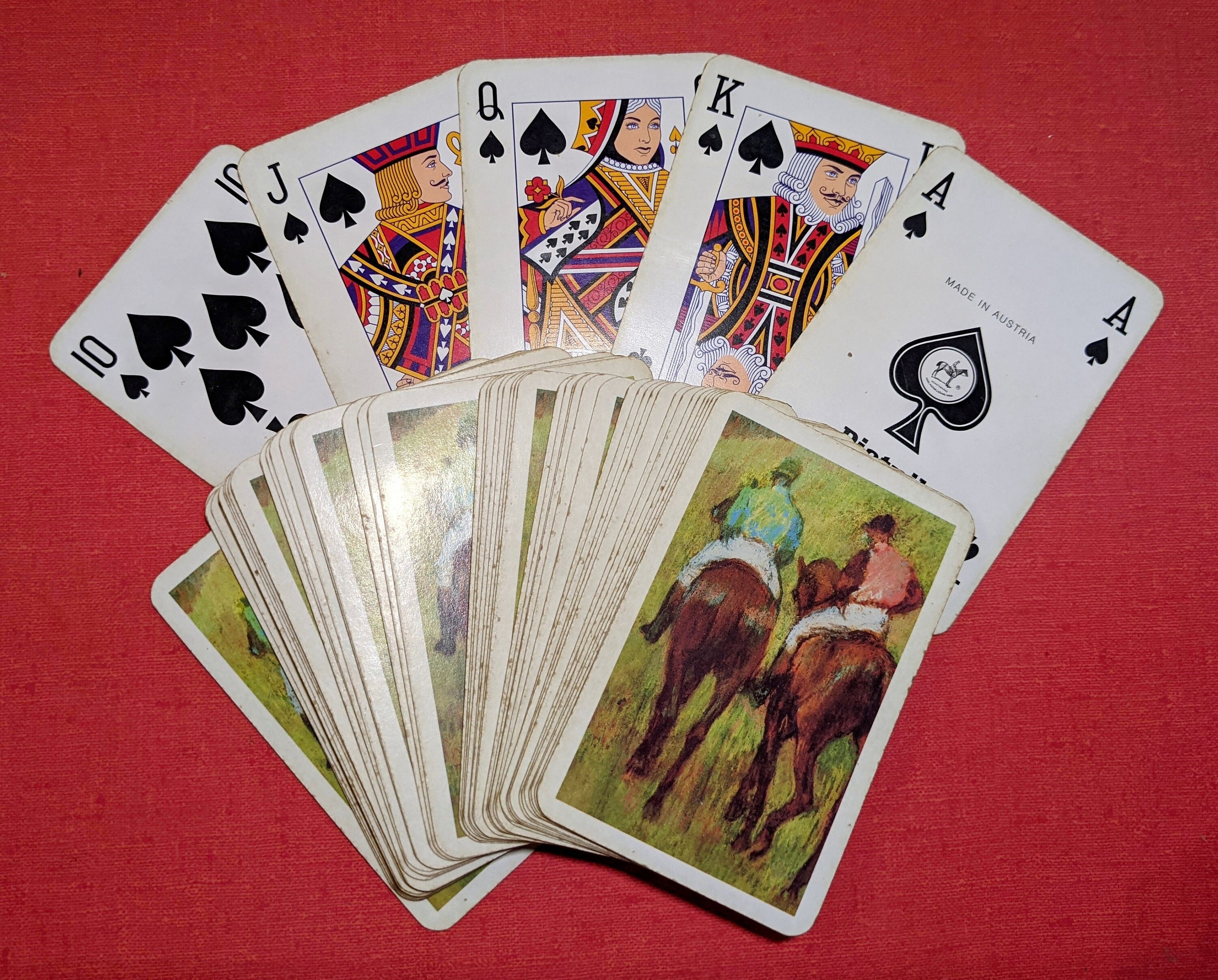Double deck bridge set playing cards. Jockeys. Piatnik Etsy
