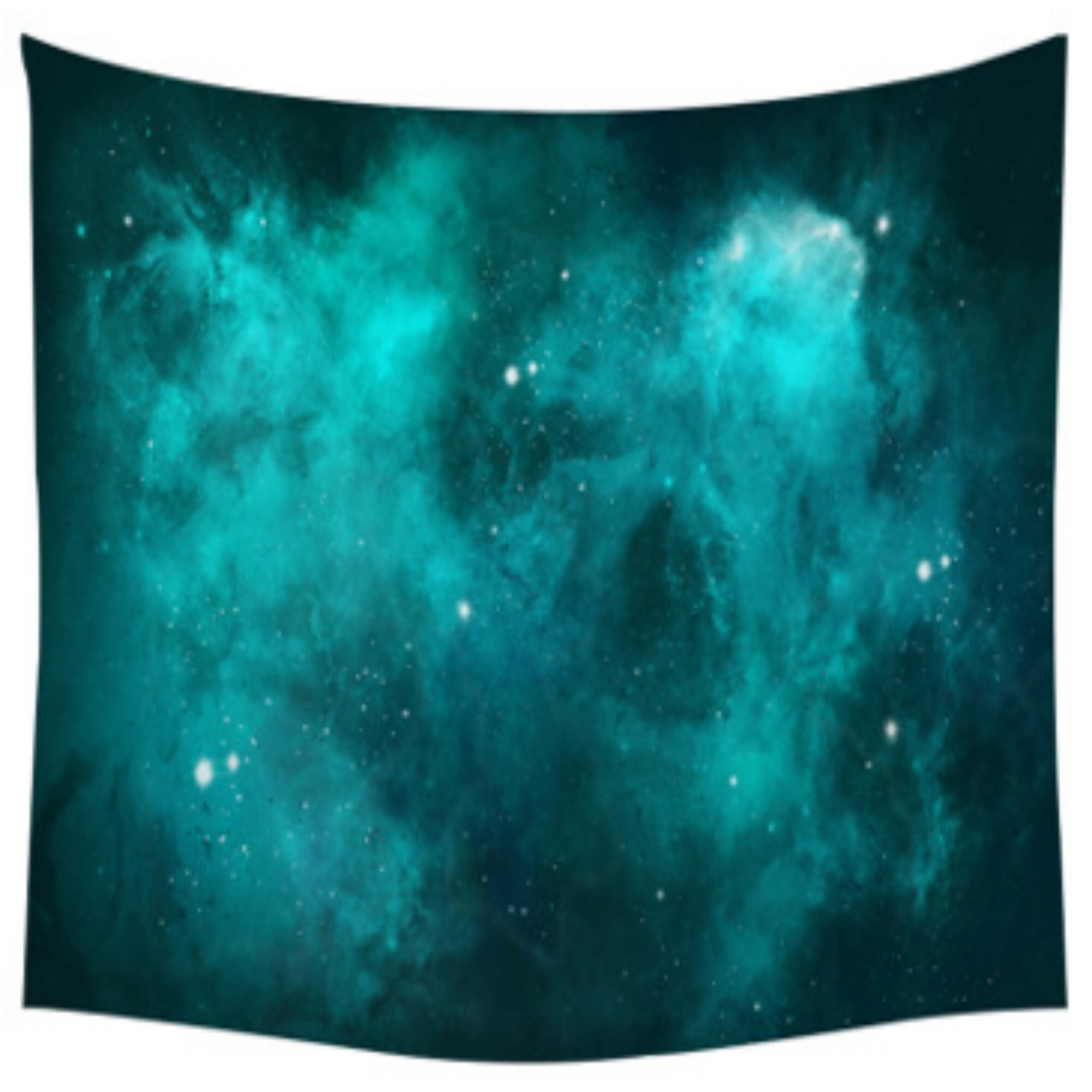 Blue Space Tapestries Galaxy Tapestry Wall Hanging Nebula Etsy