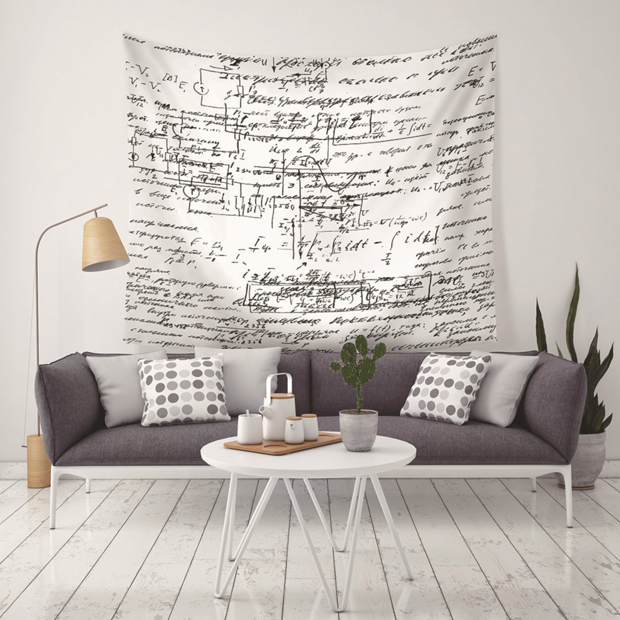 Education Tapestry Wall Hanging Mathematical Equations Math Etsy