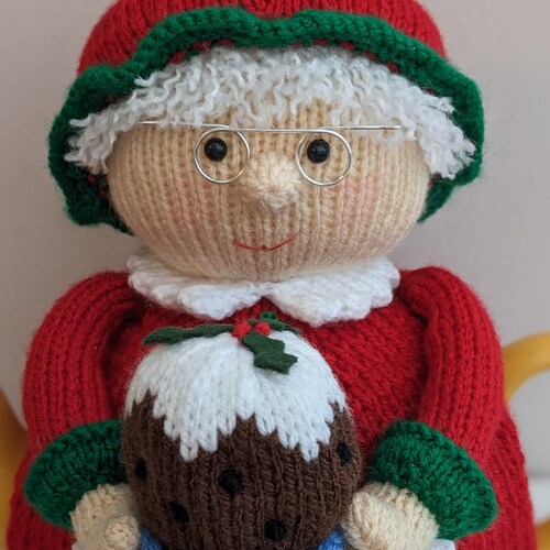 Tea Cosy Knitting Pattern. PDF Digital Download. Santa Claus. Etsy