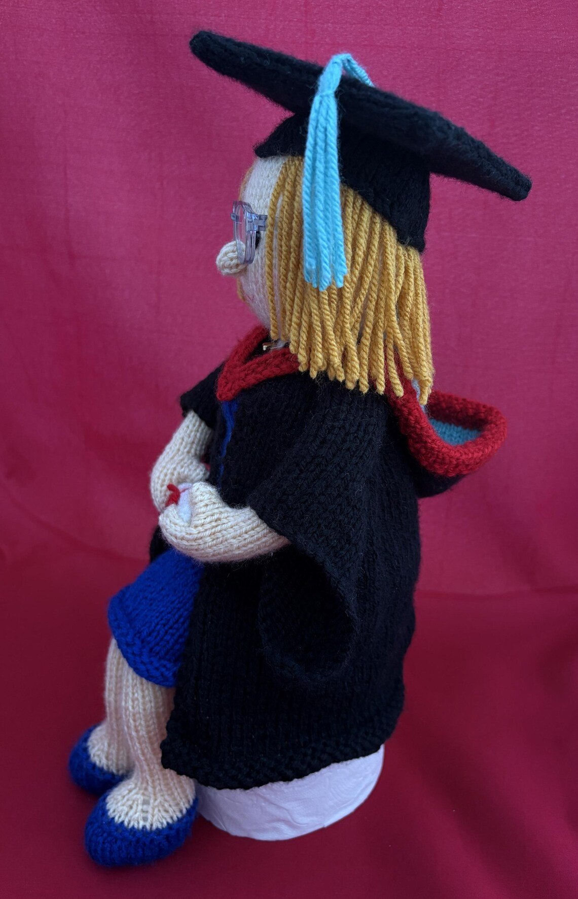 Graduation Knitting Pattern Knitting Pattern. PDF Digital Download. Graduation Day Shelf Sitters ...